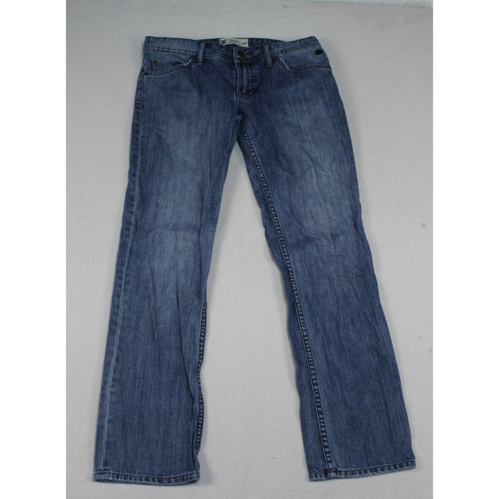 DC Women Blue Jeans Y2K Boyfriend Vintage Wash Denim Casual Size 27